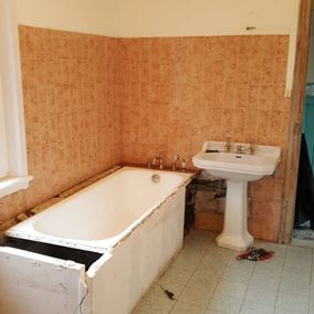salle de bain avant